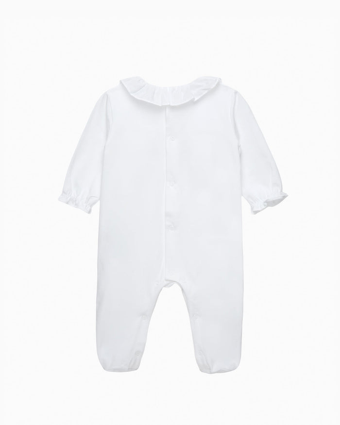 Lapinou All-in-One Baby Smocked All-in-One in Duck & Bunny