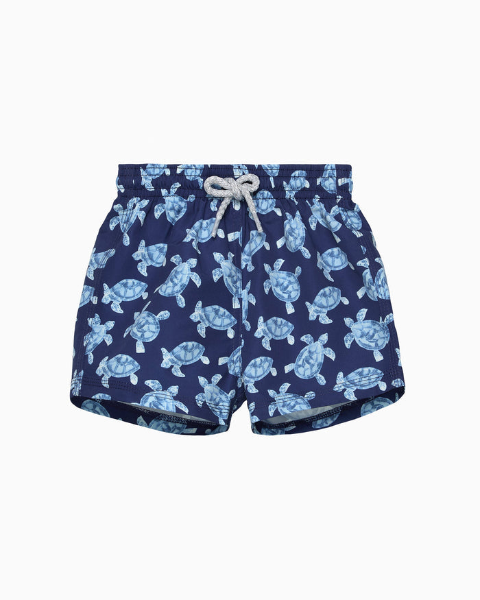 Hampton Swim Swimshorts Baby Swimshorts in Navy Turtle