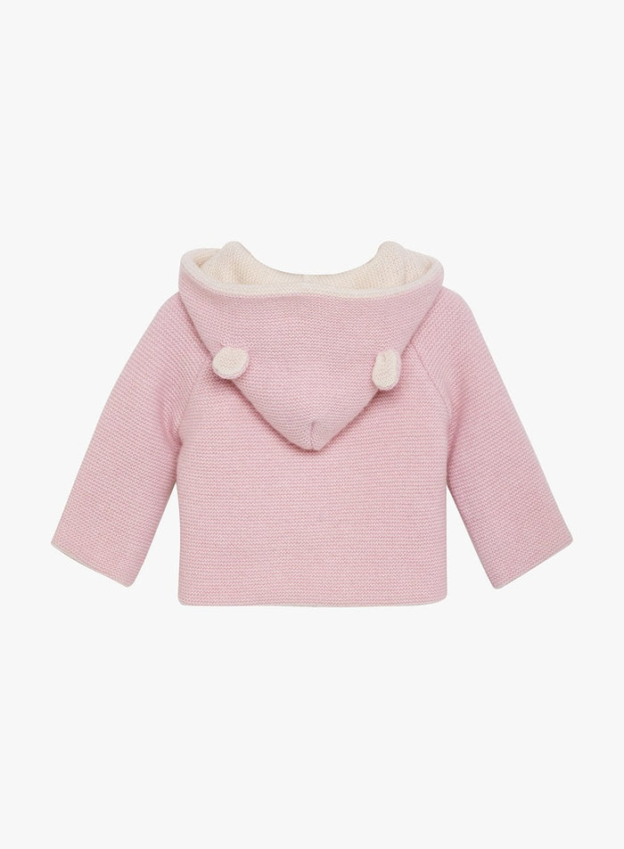 Lapinou Coat Little Teddy Coat in Pale Pink