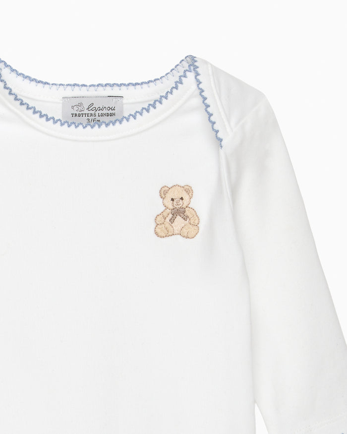 Lapinou Body Baby Teddy Embroidered Envelope Body