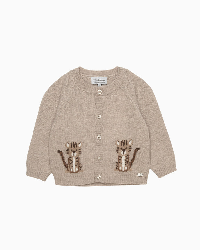 Lapinou Cardigan Baby Tiger Cardigan