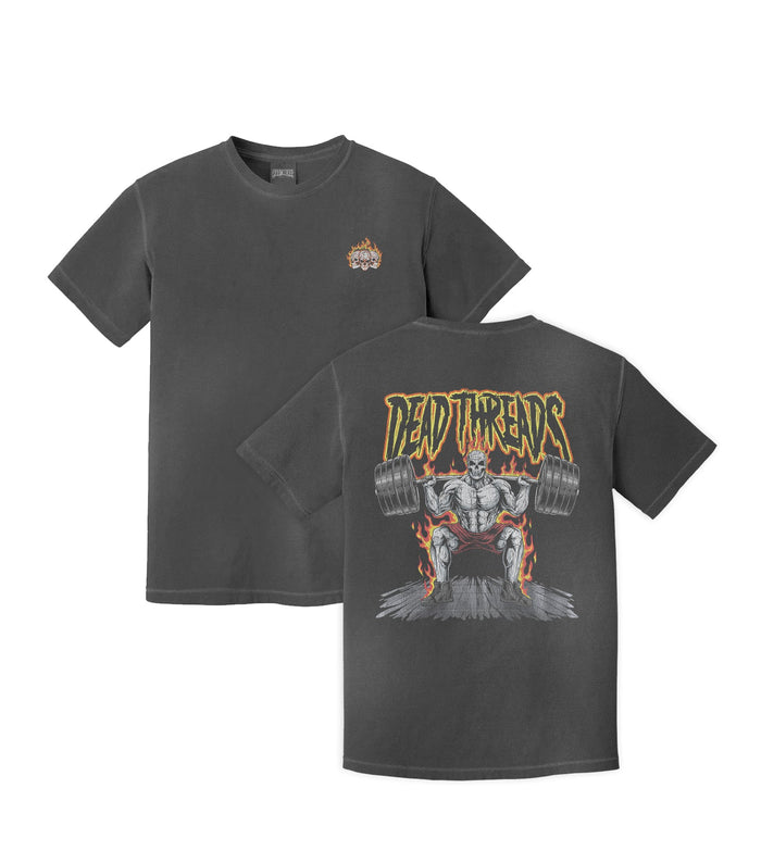 BACK BREAKER - “3 SKULL” PREMIUM T - SHIRT – T-Shirt – Dead Threads Apparel
