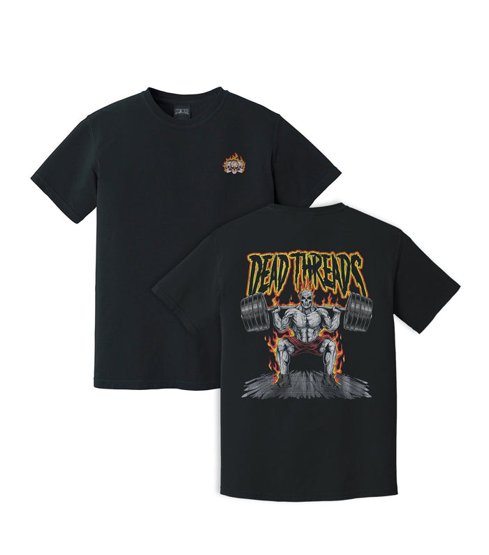 BACK BREAKER - “3 SKULL” PREMIUM T - SHIRT – T-Shirt – Dead Threads Apparel