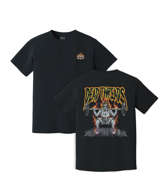 "BACK BREAKER, XX" - “3 SKULL” PREMIUM T - SHIRT – T-Shirt – Dead Threads Apparel