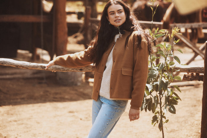Carmel $|& SEAS Baja Wool Blend Jacket - SOF Side