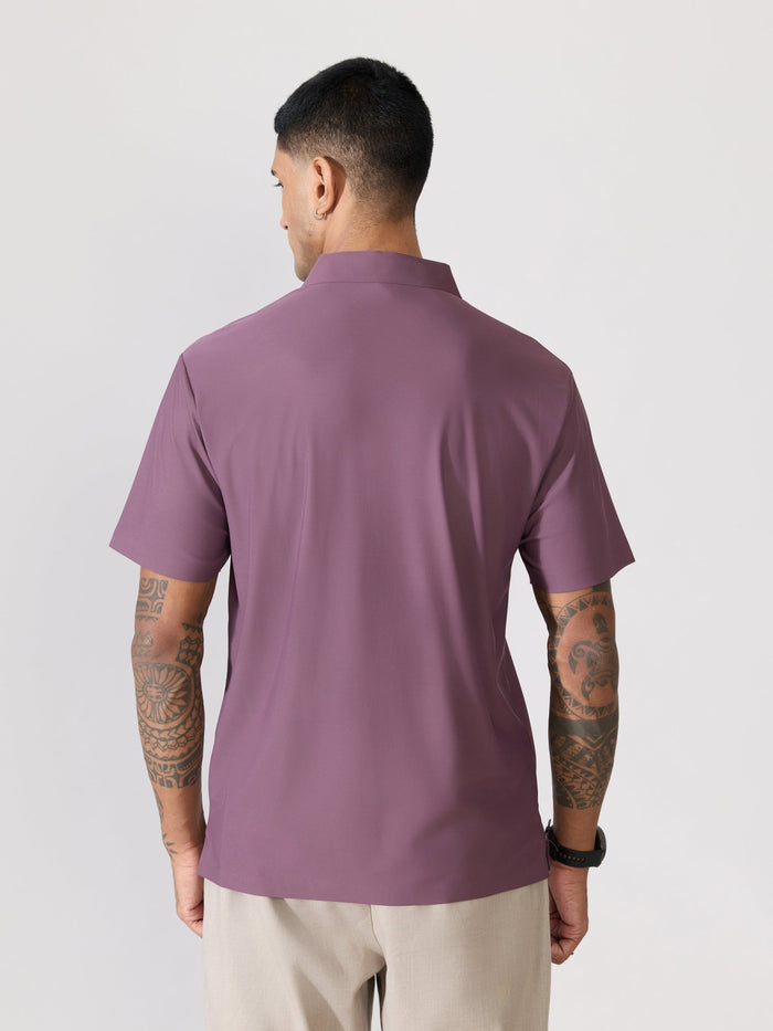 Men's Regular Fit Polo T-Shirt - grape