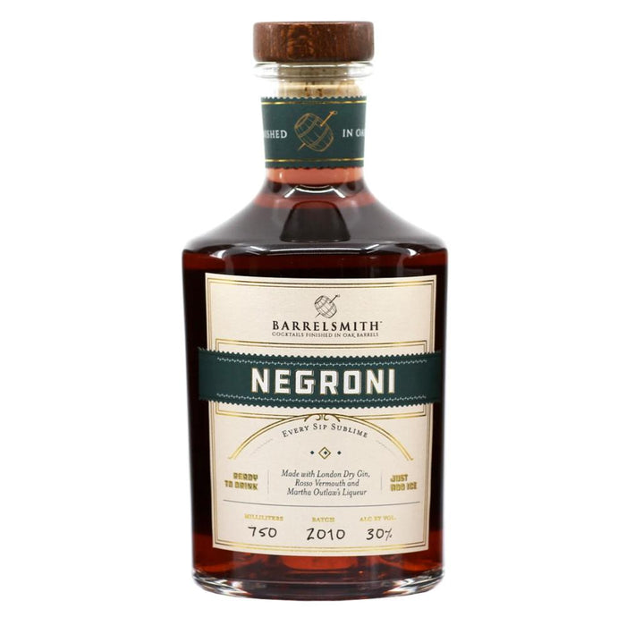 Barrelsmith Negroni Ready-To-Drink Cocktails Barrelsmith