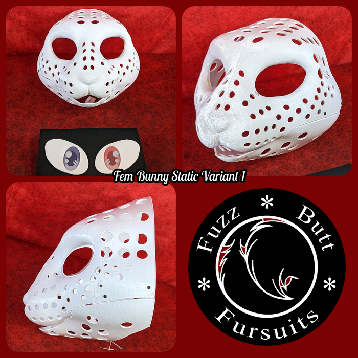 5. Feminine Bunny Static Variant 1 (9 head height. Plastic: White)
