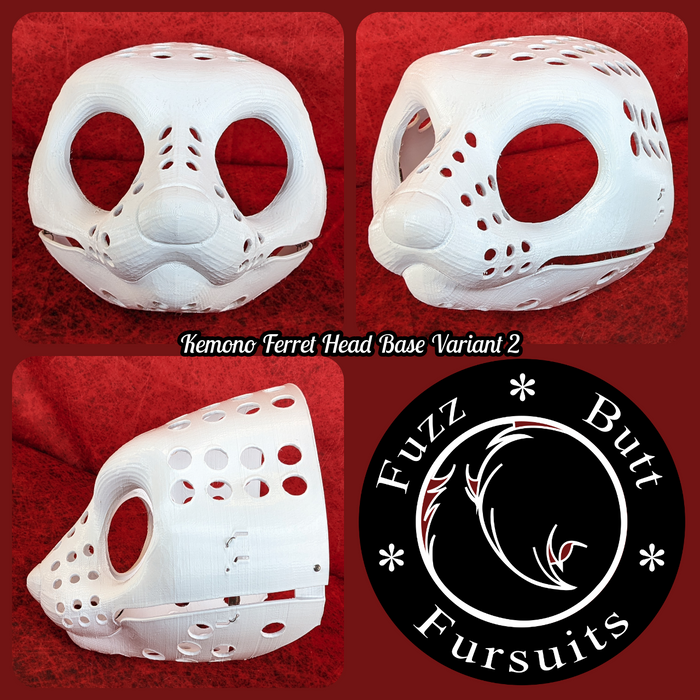 9. Western Kemono Ferret Variant 2 (8.5 head height. Plastic: Black)