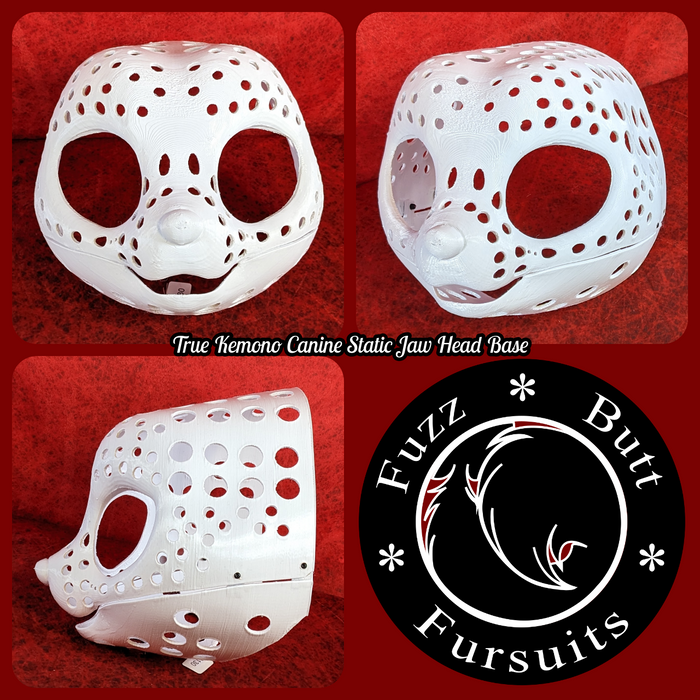 37. True Kemono Canine Static (9 head height. Plastic: White)