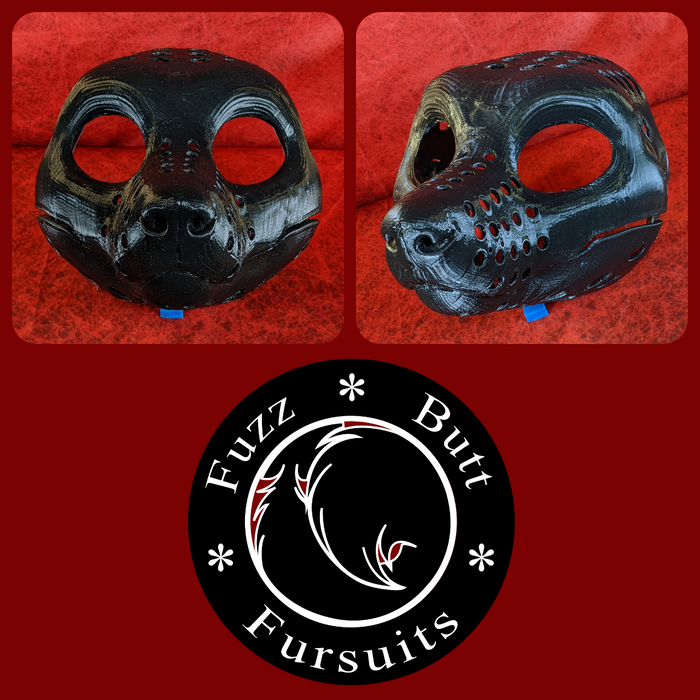 41. Gender Neutral Fox (8.5 head height. Plastic: Black)