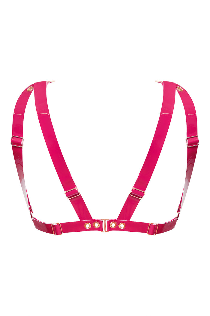 Bastet Fuchsia halter bra by Secret Room