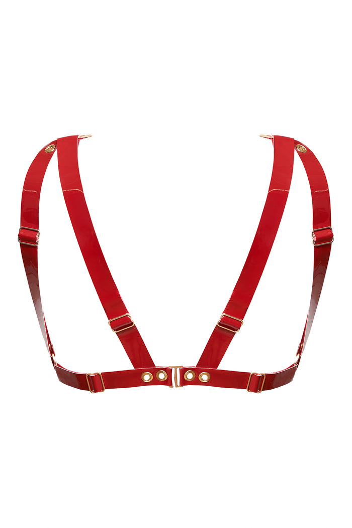 Bastet Red halter bra by Secret Room