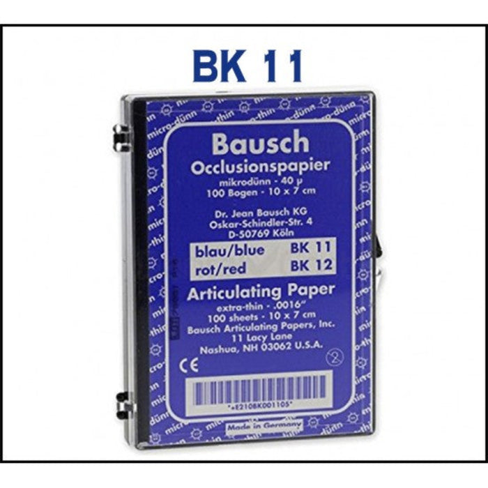 Bausch Articulating Paper/sheets 100 x 70 mm #BK-11