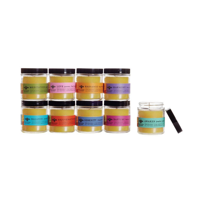 Beeswax Aromatherapy Candle ~ Meditation (Cedarwood + Balsam)