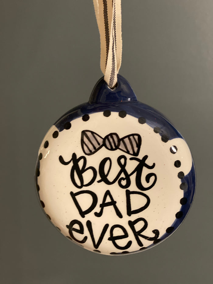 Best Dad Ever Bulb-Personalized Ornament