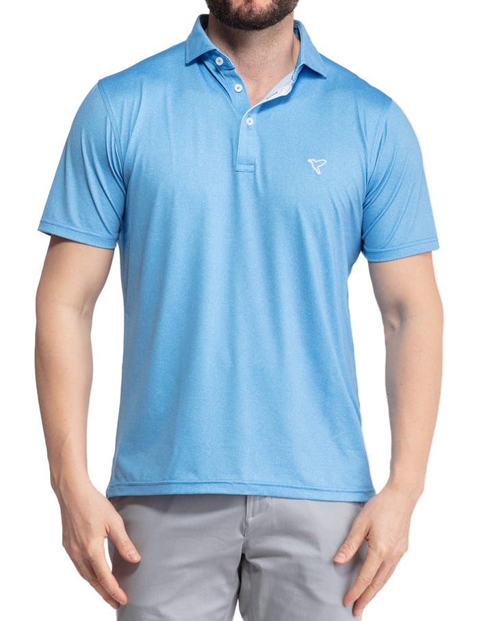 Birddogs Performance Polo Apparel Birddogs Provence Heather Small