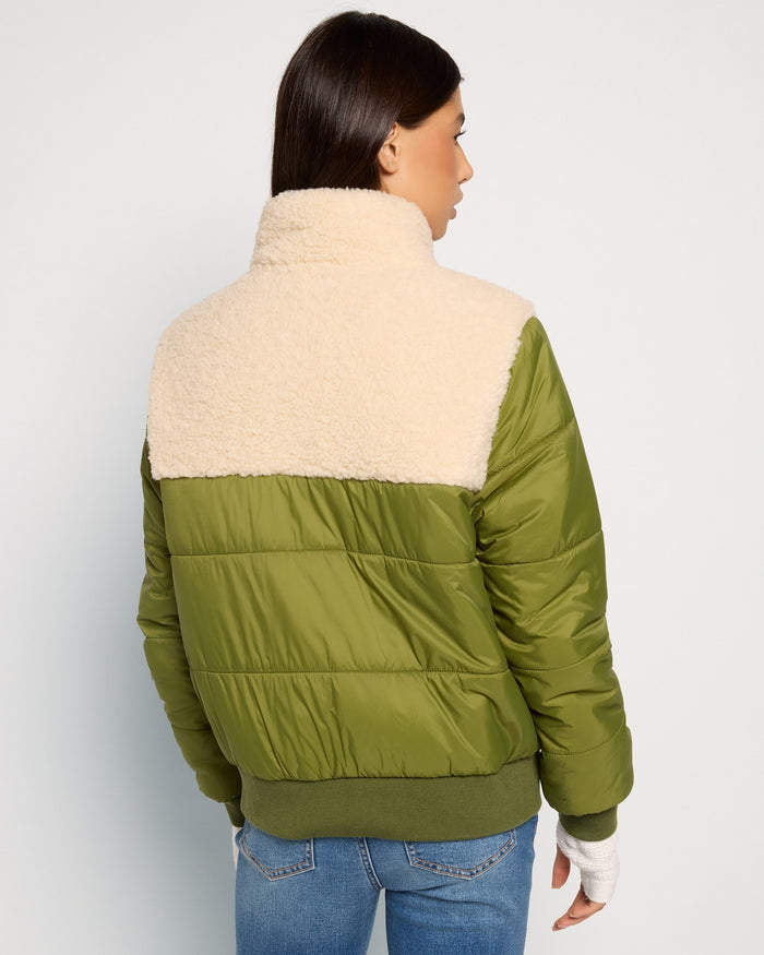 Olive/Birch $|& Herizon Black Diamond Jacket - SOF Back