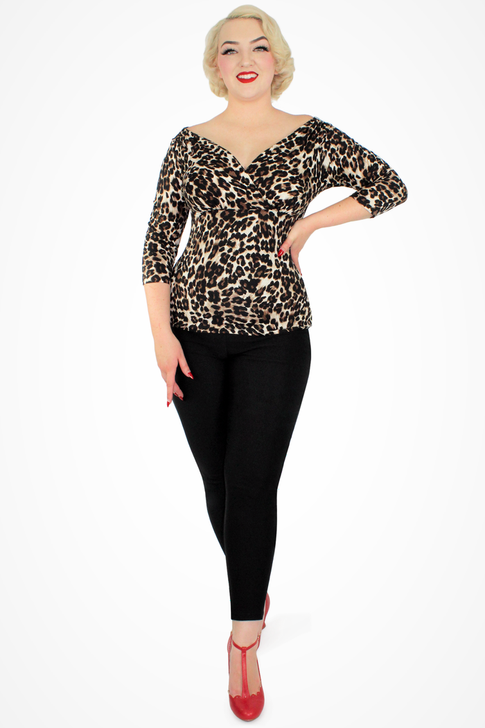 Black Pin Up High Waist Cigarette Pants