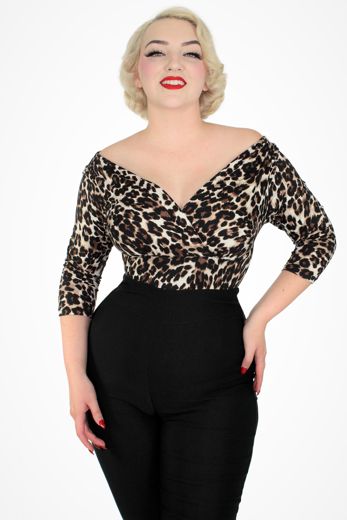 Black Pin Up High Waist Cigarette Pants