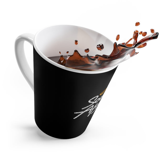 Black South Africa Latte Mug