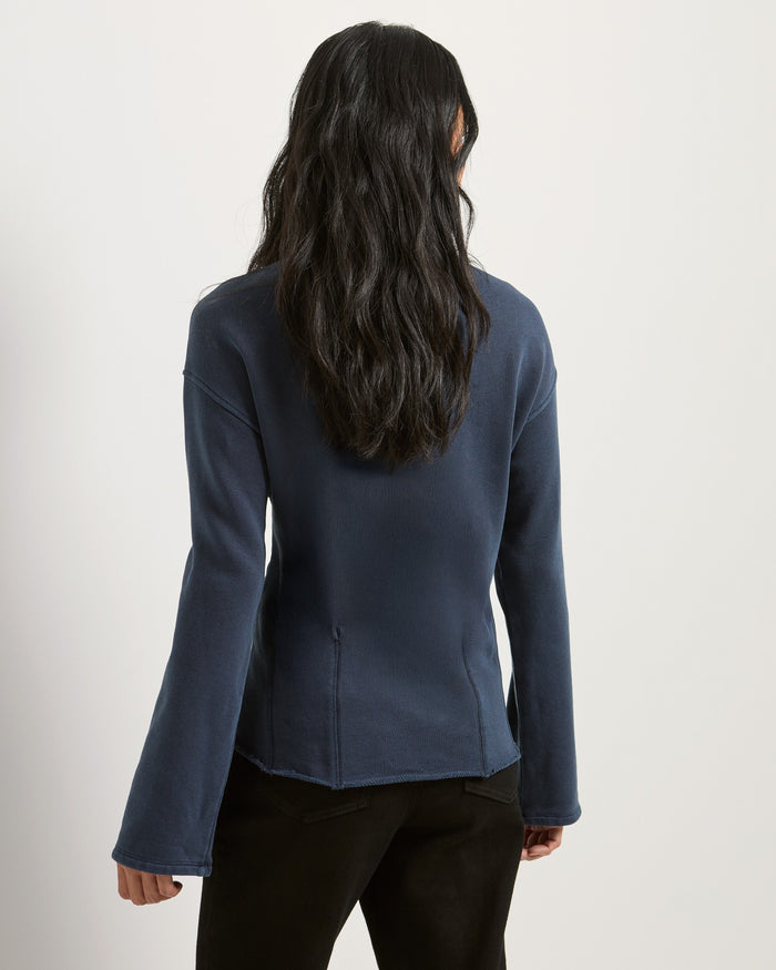 Mariner Midnight $|& SEAS Blaze Fitted Sweatshirt - SOF Back