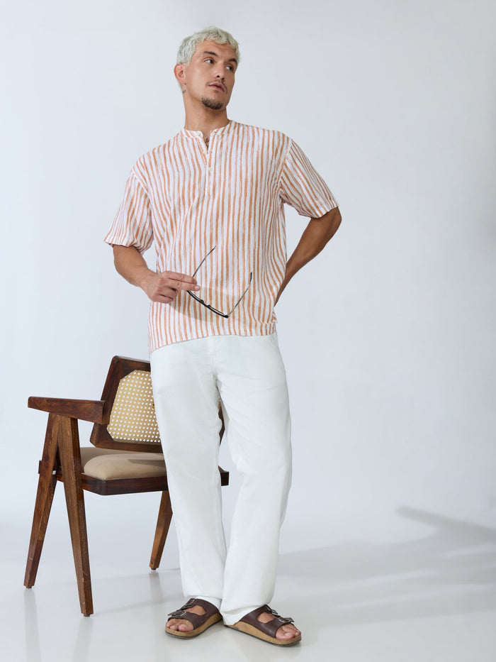 Bliss - Comfort Fit Cotton Pant - White