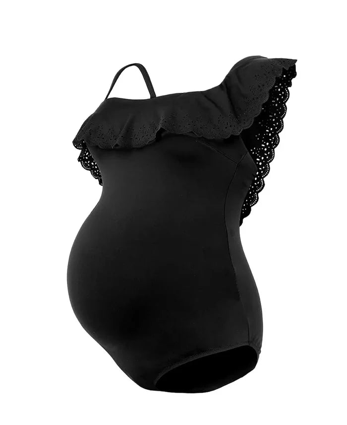 Bloom maternity swimsuit black