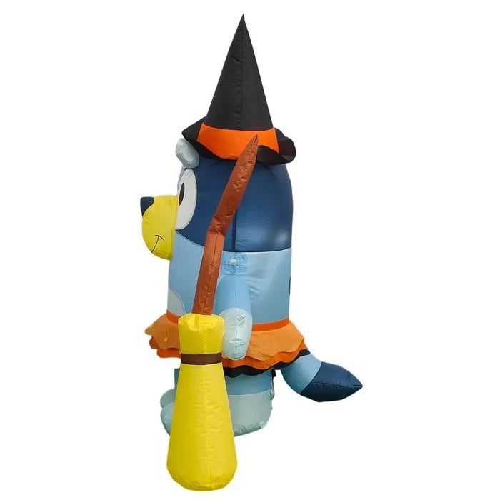 Bluey 42" Airblown Bluey in Witch Costume Halloween Decoration