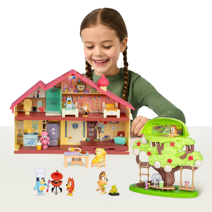 Bluey's Family Barbecue Home Mega Playset