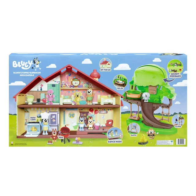 Bluey's Family Barbecue Home Mega Playset