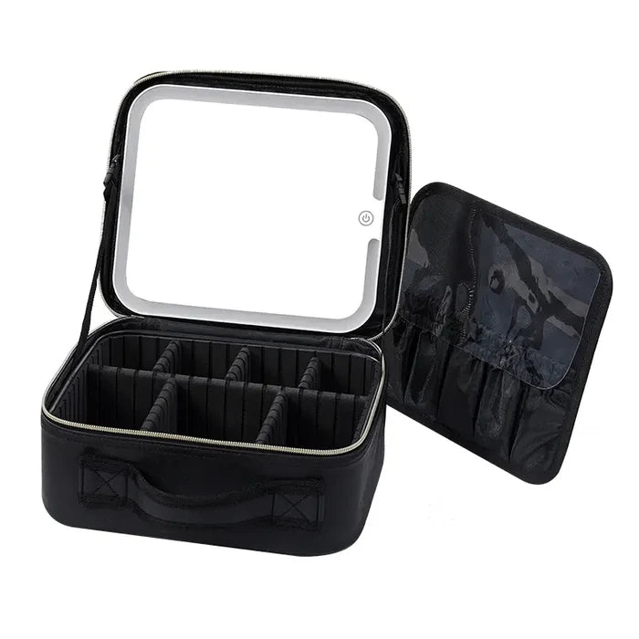 Bolsa de Maquillaje con Espejo Led Travel Size