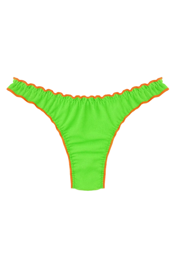 Bonbon Light Green thongs