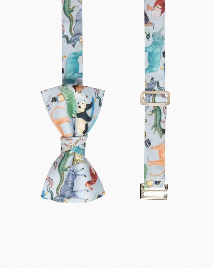 Chelsea Clothing Company Bow Tie Bow Tie in Blue Zoo