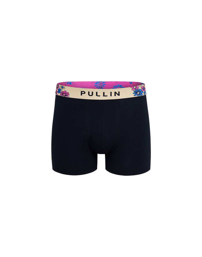 boxer court flowerblac PULLIN en coton