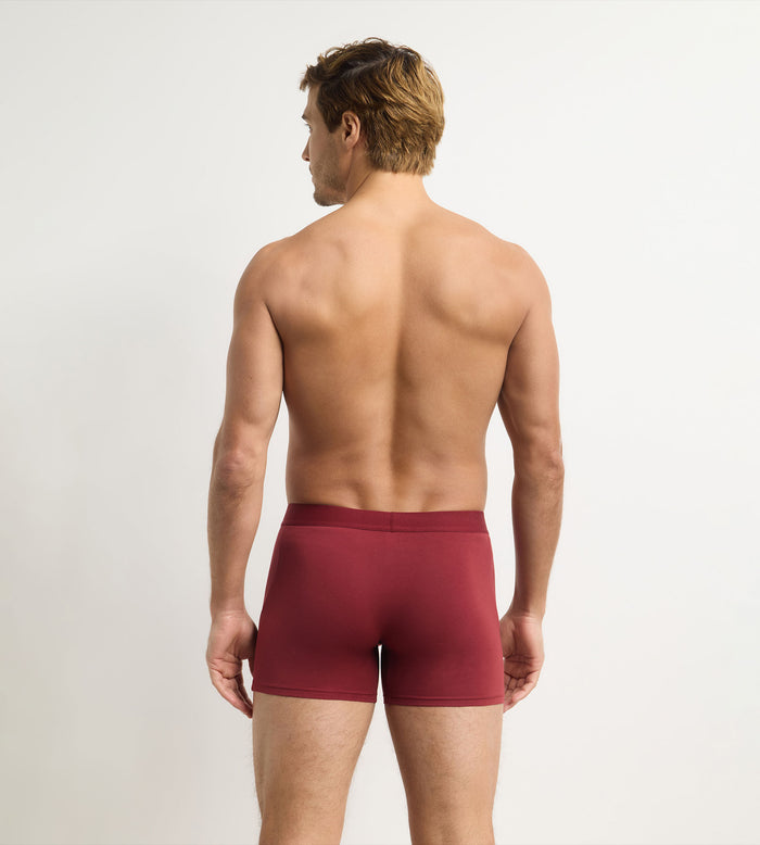 Boxer homme grenat Trendy