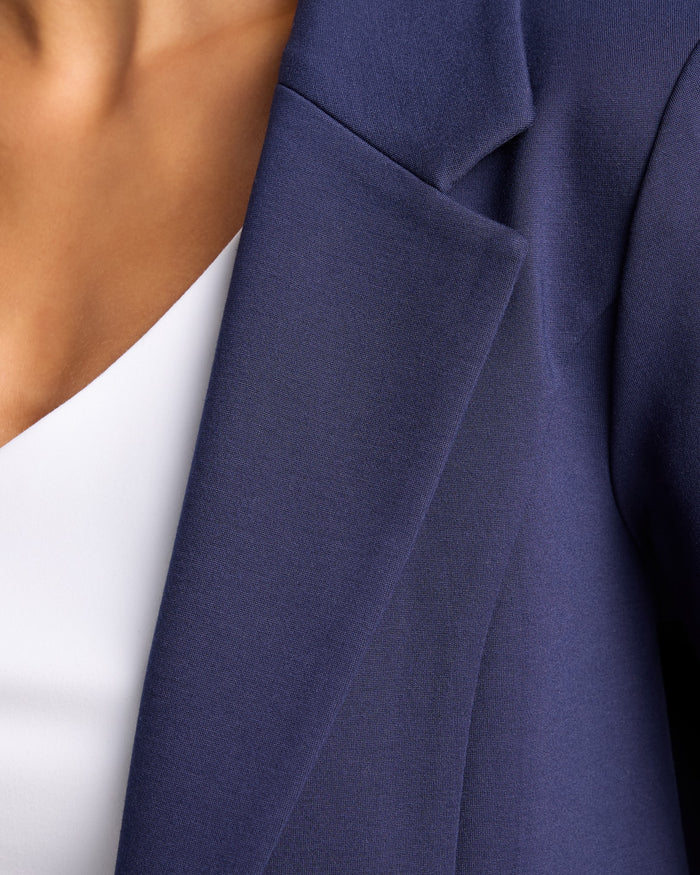 Navy $|& Citrus Boyfriend Blazer - SOF Detail