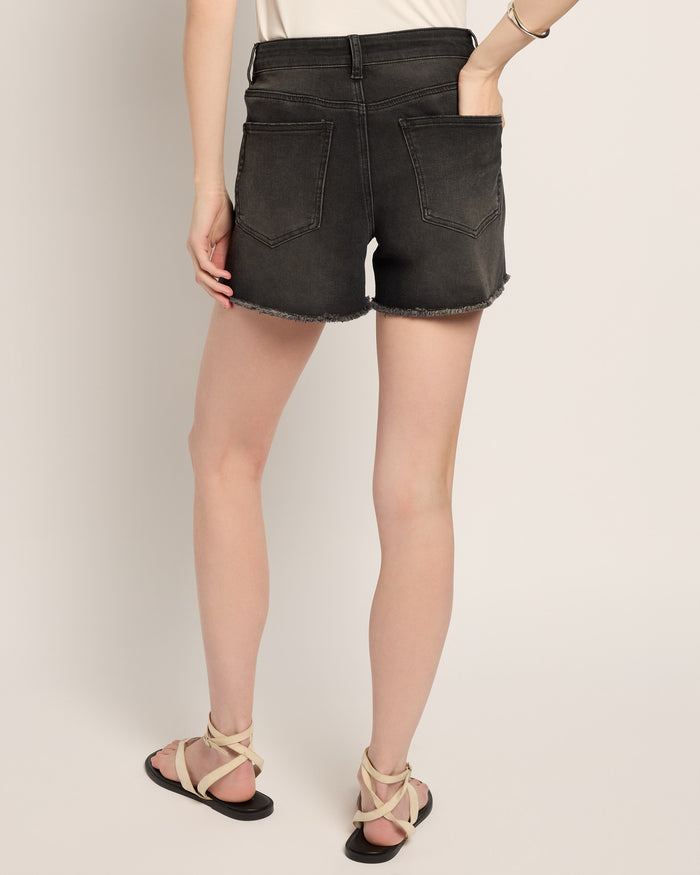 Black $|& SEAS Boyfriend Short - SOF Back