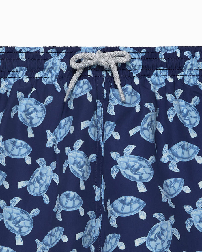 Hampton Swim Swimshorts Boys Swimshorts in Navy Turtle