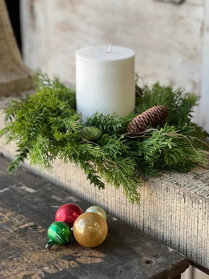 Bristlecone Cedar Candle Ring