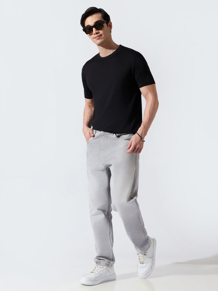Men's Crop Fit Jeans - Grey