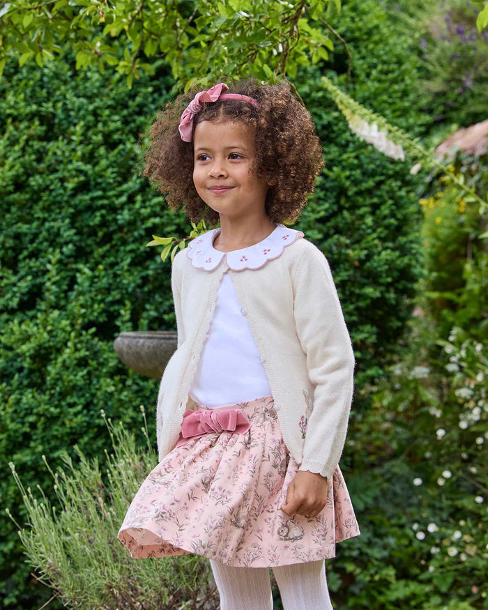 Confiture Cardigan Bunny Cardigan in Winter White