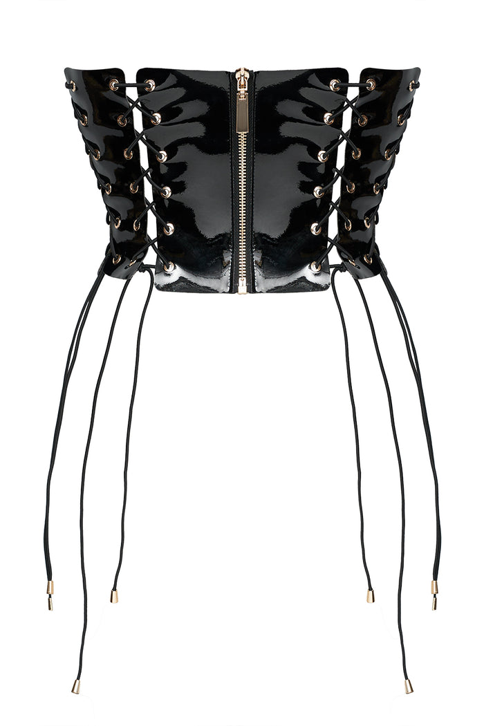Cabaret Black open corset by Secret Room