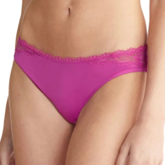 Calvin Klein Seductive Comfort Lotus Floral Bikini Brief Wild Aster