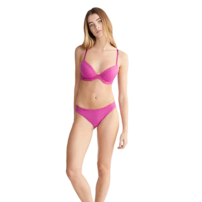 Calvin Klein Seductive Comfort Lotus Floral Bikini Brief Wild Aster