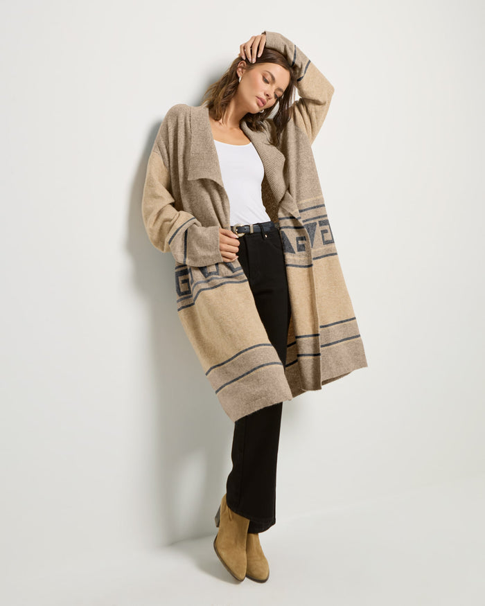 Birch Geo $|& SEAS Canyon Duster Cardigan - UGC On Fig