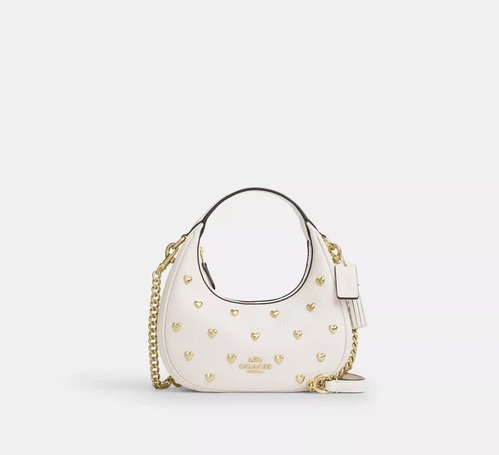 Carmen Mini Crossbody Bag With Heart Rivets