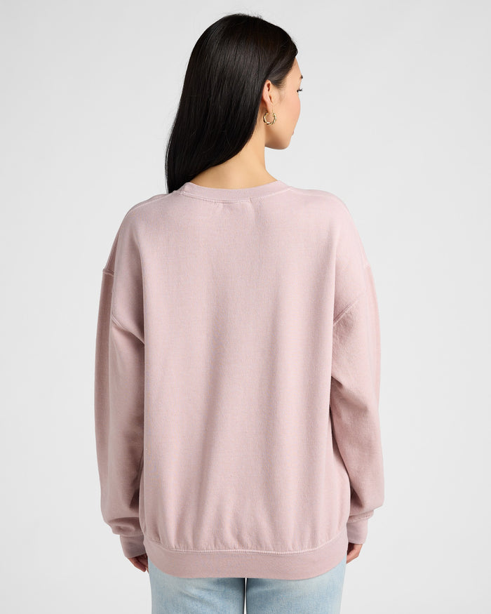 Shadow Pink $|& Project Social T Champagne Sweatshirt - SOF Back