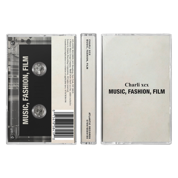 Charli XCX Music, Fashion, Film cassette tape