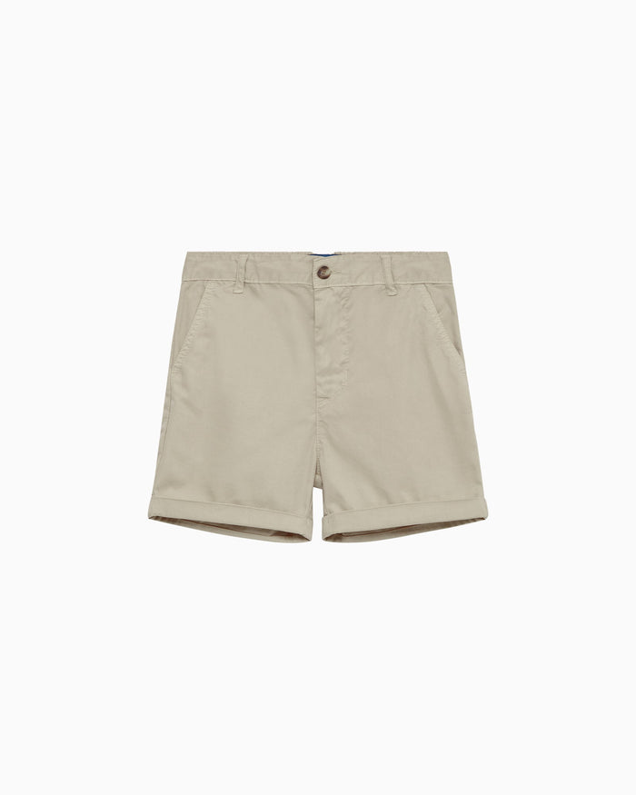 Thomas Brown Shorts Charlie Chino Shorts in Stone
